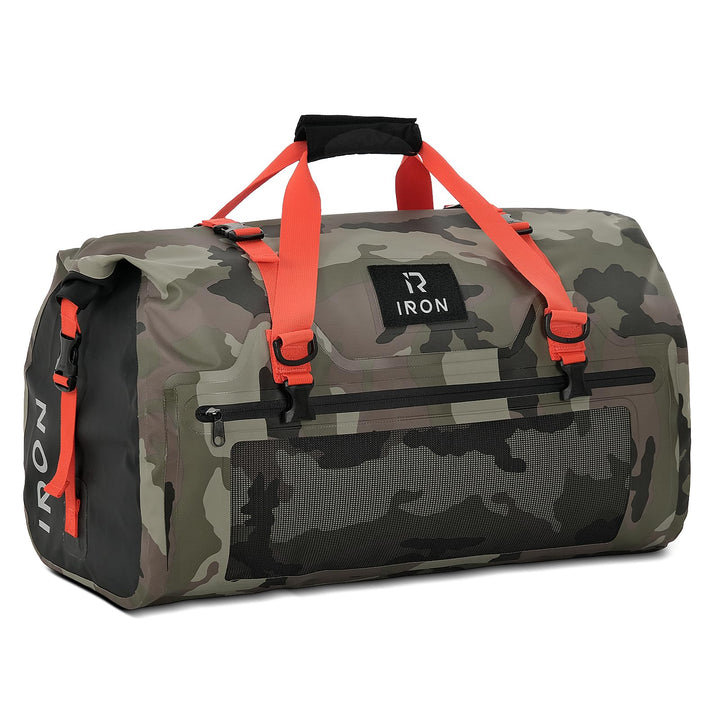 BORLENI Motorrad Hecktasche Gepäckrolle wasserdicht 70L – Premium Motorradtasche mit Rolltop, Reflek