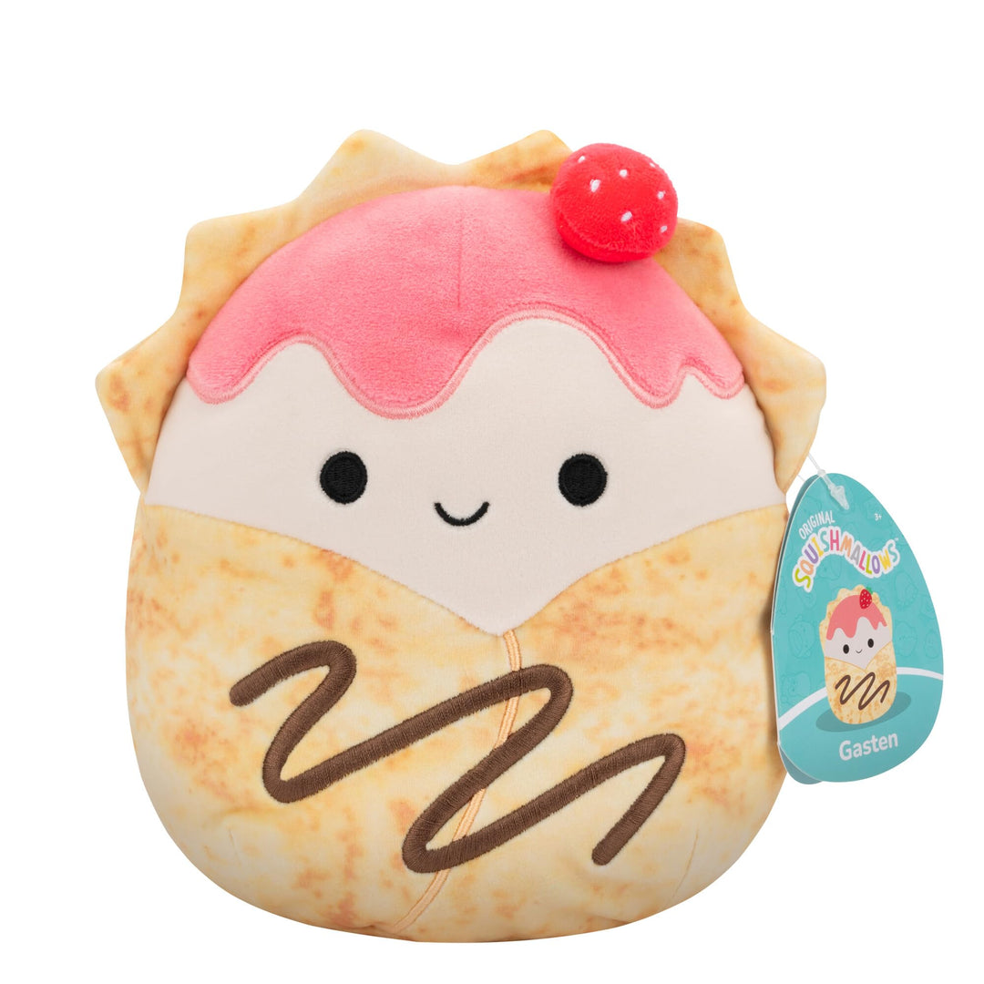 Squishmallows SQCR06611 - Gasten der Crepe 19 cm, offizielles Jazwares Plüsch, superweiches Kuschelt
