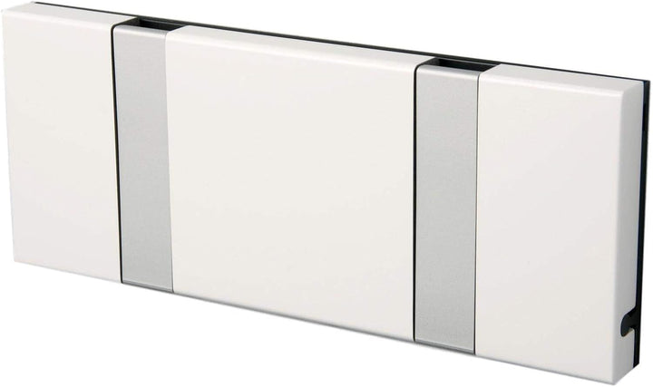 LoCa Garderobe Knax 2 weiss (Haken klappbar Alu) Garderoben-Leiste Kleiderhaken Flur modern Garderob