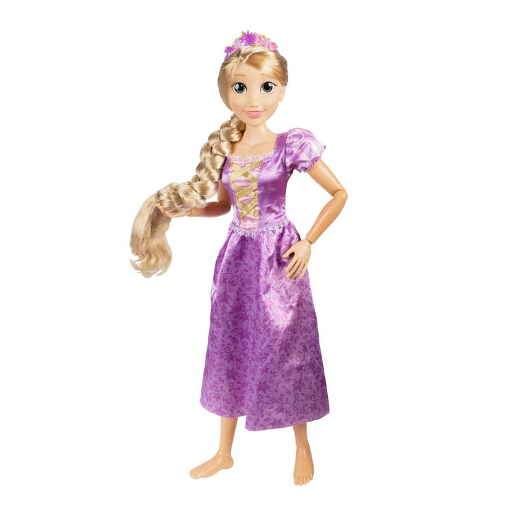 Disney Princess Playdate Rapunzel Puppe mit Zubehör, 80cm, Rapunzel
