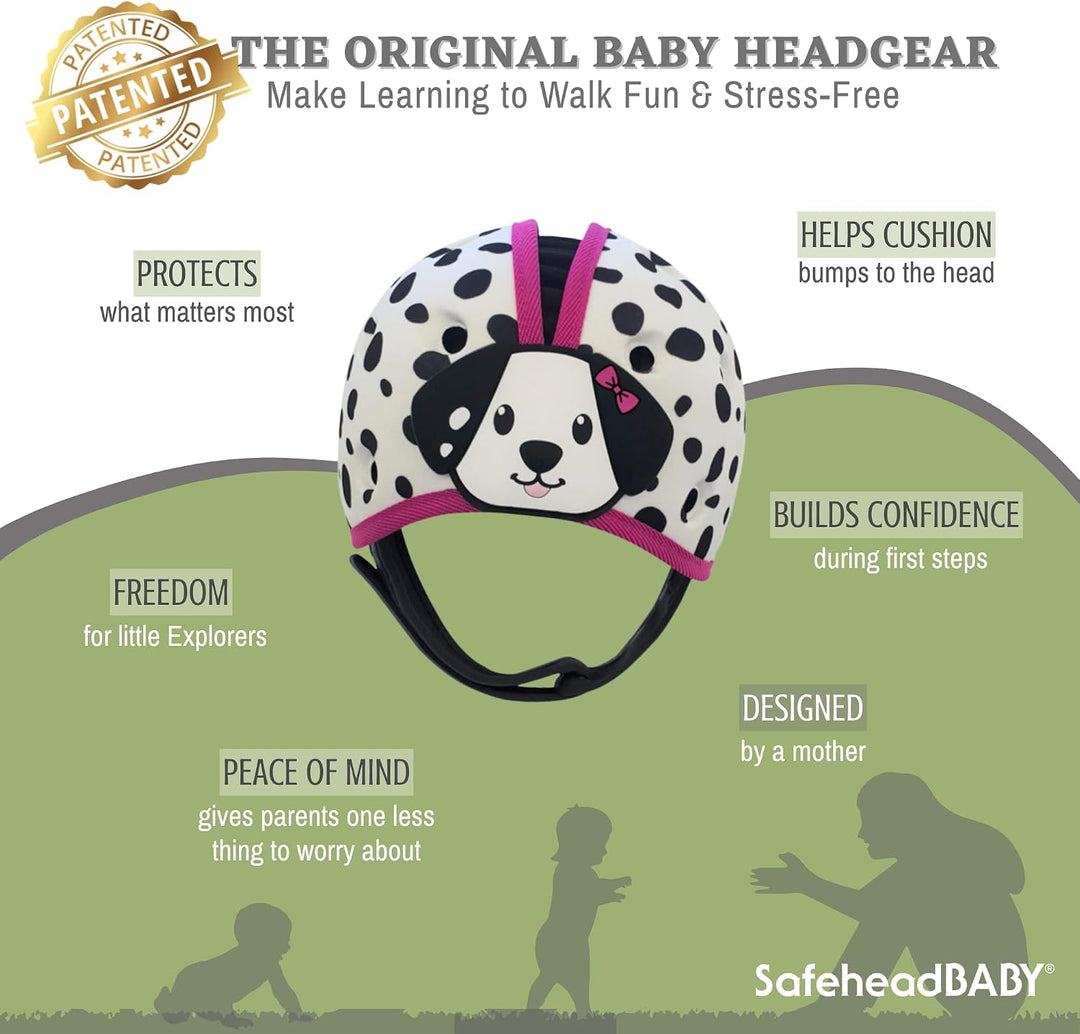 SafeheadBABY Award-Winning Soft Infant Head Protector for Crawling and Walking Expandable Lightweigh