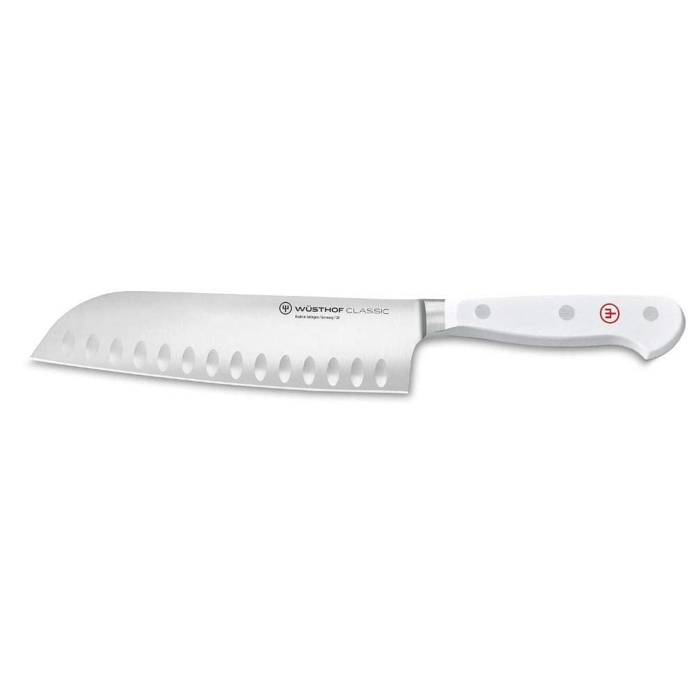 WÜSTHOF Classic White Santoku 17 cm Weiss 17 cm, Weiss 17 cm