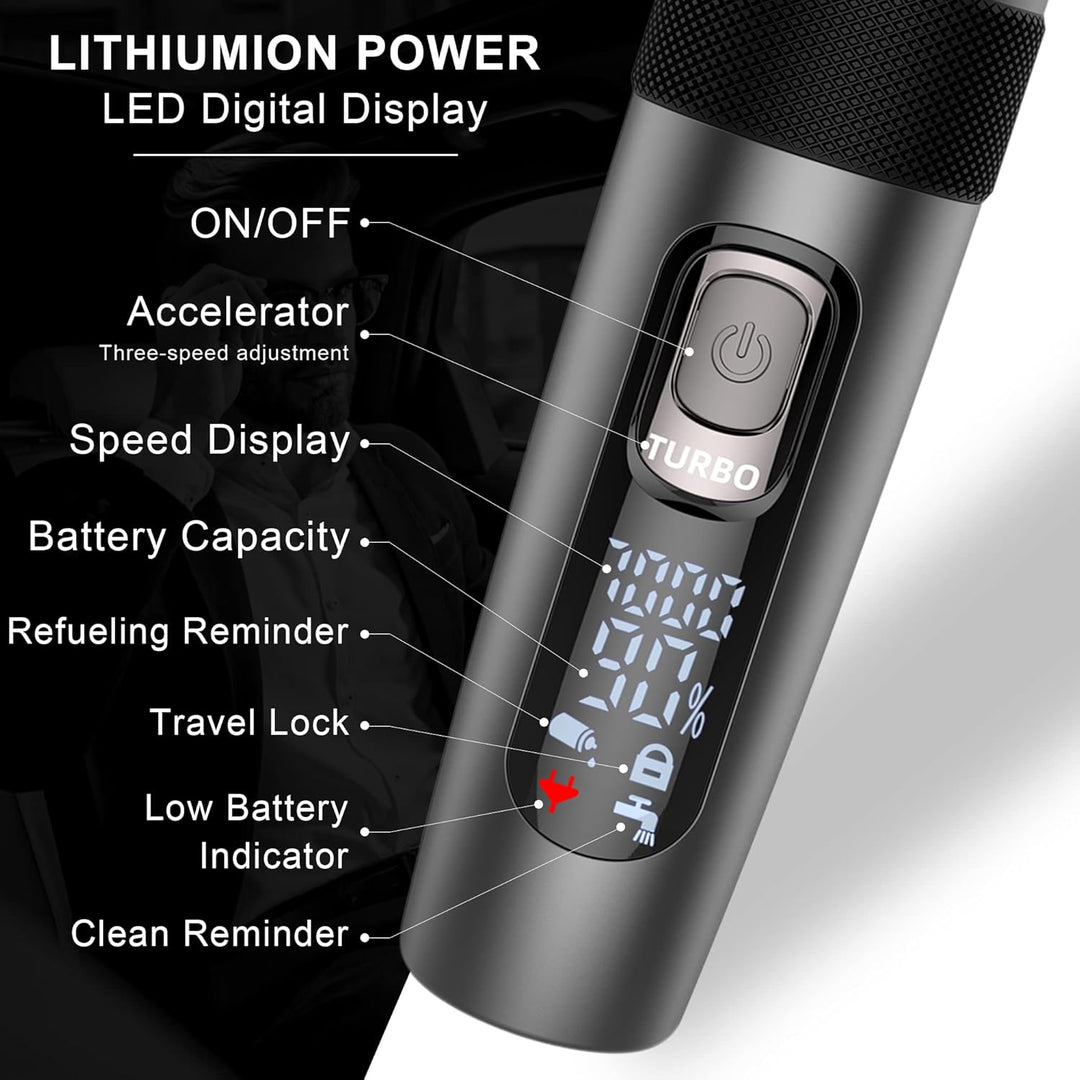 Hatteker Profi Haarschneidemaschine Herren Bartschneider Barttrimmer Haarschneider Haartrimmer Langh