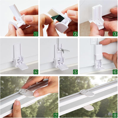 Plissee ohne Bohren Plissees Klemmfix Grau 35x110cm(BxH) Jalousie Plisseerollo Blickdicht Fensterrol