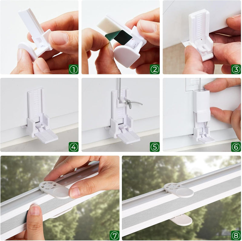 Plissee ohne Bohren Plissees Klemmfix Grau 35x110cm(BxH) Jalousie Plisseerollo Blickdicht Fensterrol