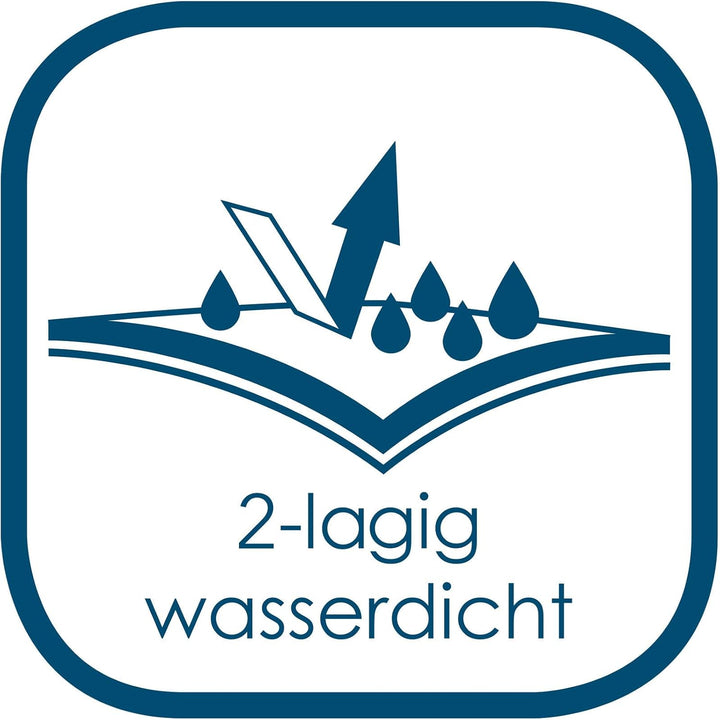 G BETTWARENSHOP – Inkontinenz Spannbettlaken mit Nässeschutz – wasserdicht aus weichem Feinbiber – 2