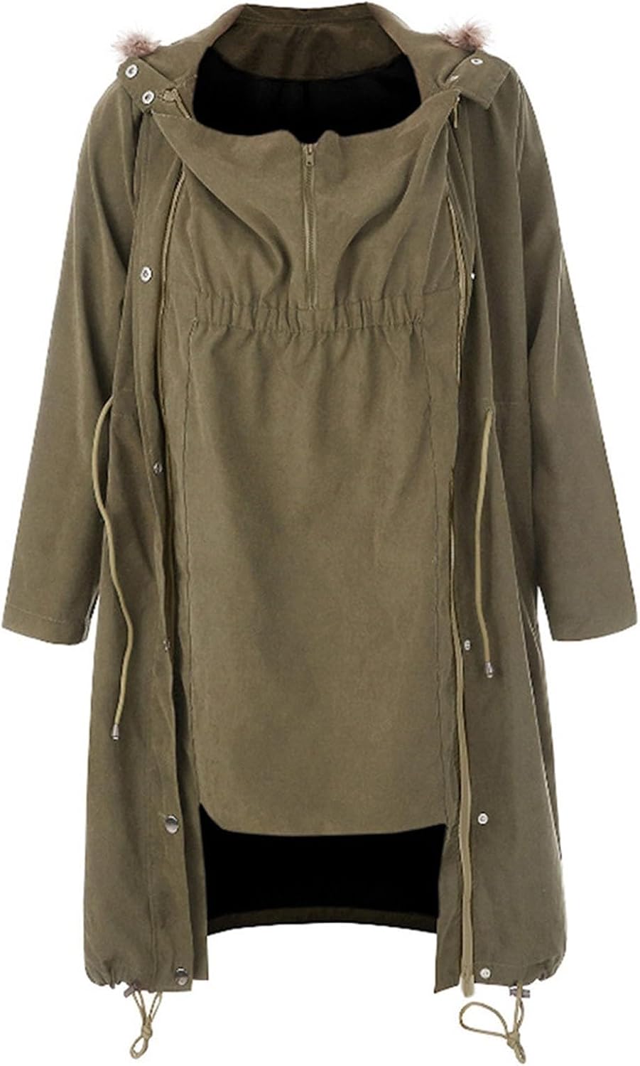 Tragejacke Umstandsjacke Umstandsmode Winter 3 In 1 Schwangerschaftsjacke Mit Babyeinsatz Umstandsma