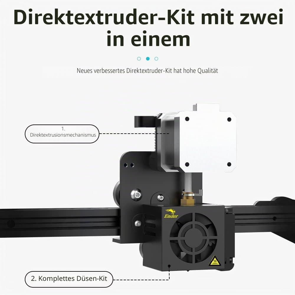 Creality Offizieller Extruder Upgrade-Kit mit Direktantrieb für Ender-3, Ender 3 Pro, Ender 3 V2 3D