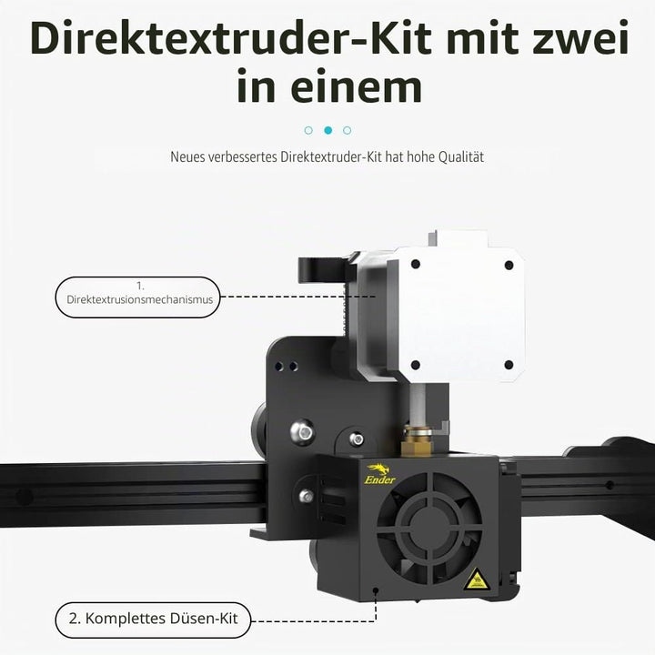 Creality Offizieller Extruder Upgrade-Kit mit Direktantrieb für Ender-3, Ender 3 Pro, Ender 3 V2 3D