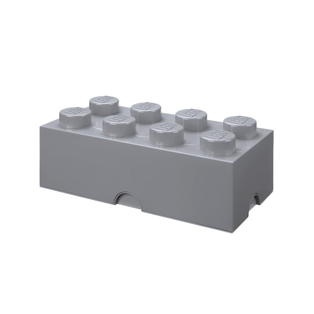 Room Copenhagen 4004 LEGO Aufbewahrungsstein, 8 Noppen, Stapelbare Aufbewahrungsbox, 12 l, grau, 25