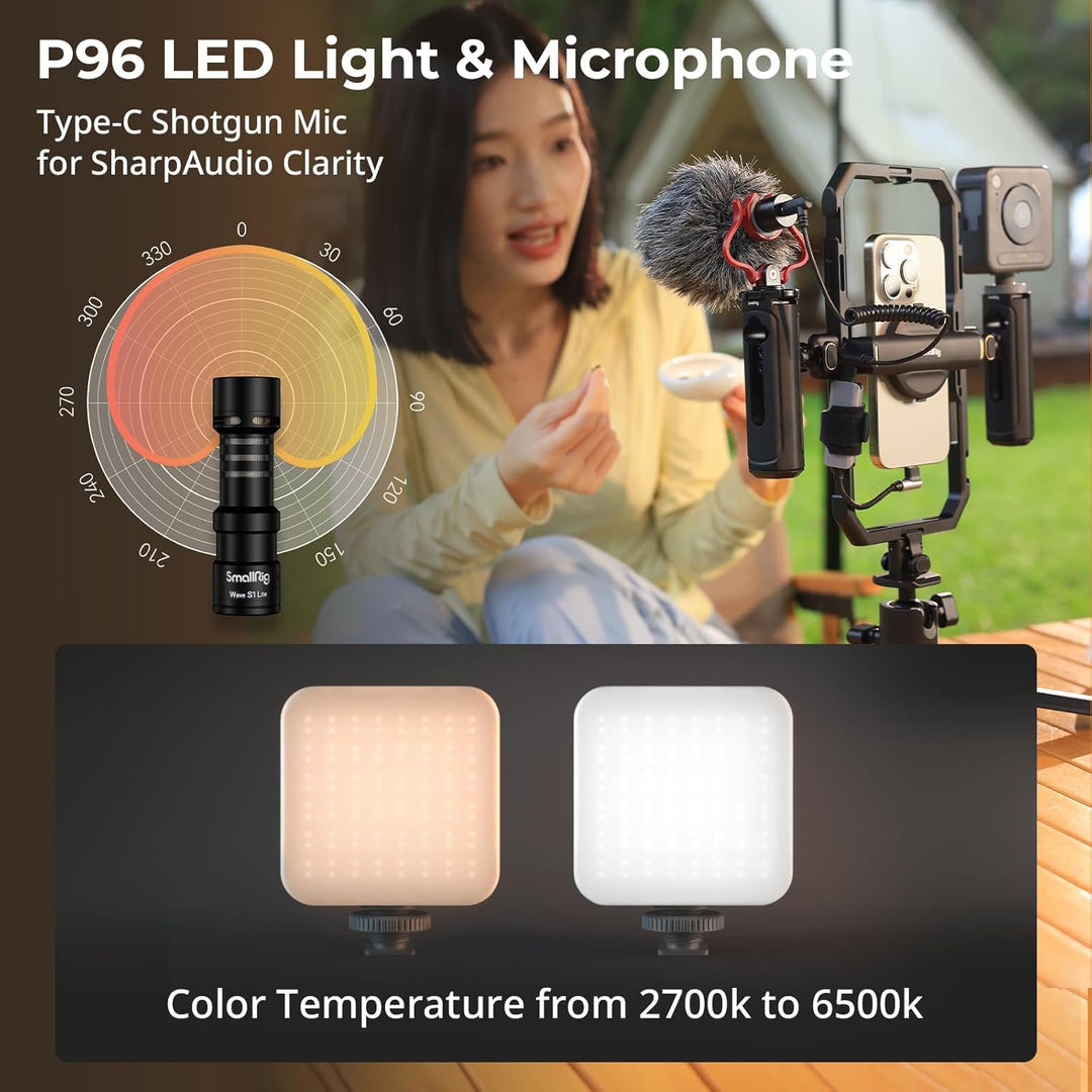 SmallRig All-in-One Universal Quick Release Phone Video Rig Kit Pro, Telefonstabilisator-Rig-Kit mit