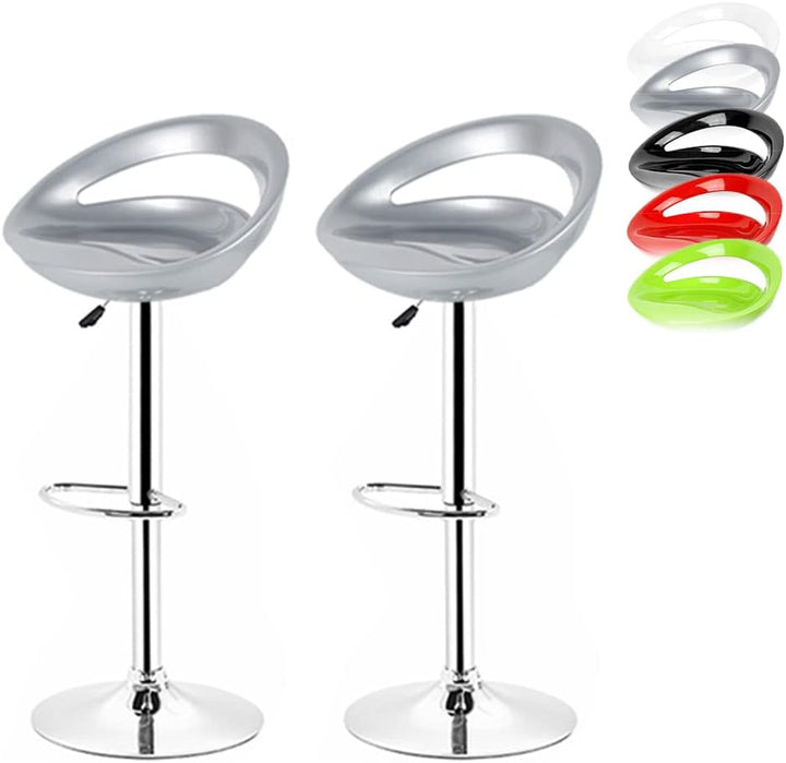 XDAILUYYDS Barhocker 2er Set aus ABS-Kunststoff, Minimalistische Leisure, Drehstuhl, Höhenverstellba