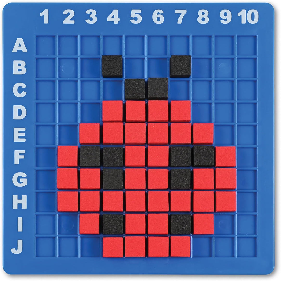 Learning Resources STEM Explorers Anspruchsvolle Pixel-Kunst, 402-teilig, ab 5 Jahren, Mint-Spielzeu