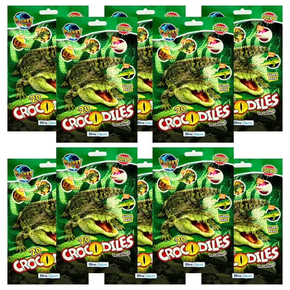 Bundle mit Blue Ocean Crocodiles Sammelfiguren 2025 - Planet Wow Krokodil Figur - Auswahl - Exklusiv