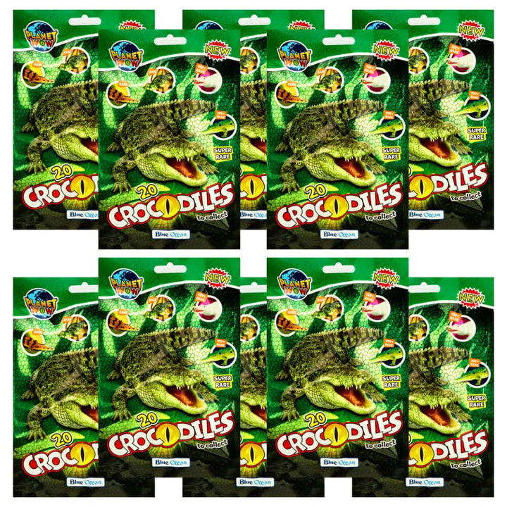 Bundle mit Blue Ocean Crocodiles Sammelfiguren 2025 - Planet Wow Krokodil Figur - Auswahl - Exklusiv