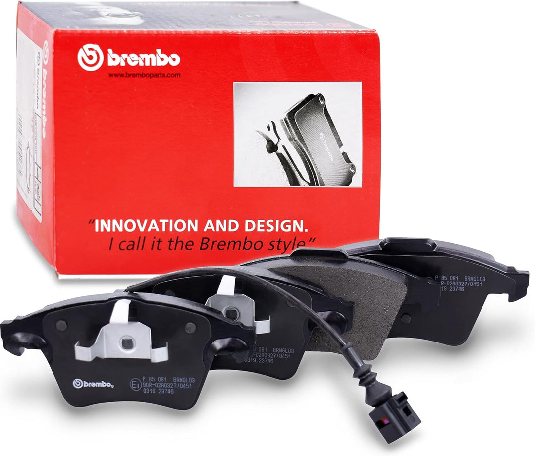Brembo P 85 081 Bremsbelagsatz, Scheibenbremse - (4-teilig)