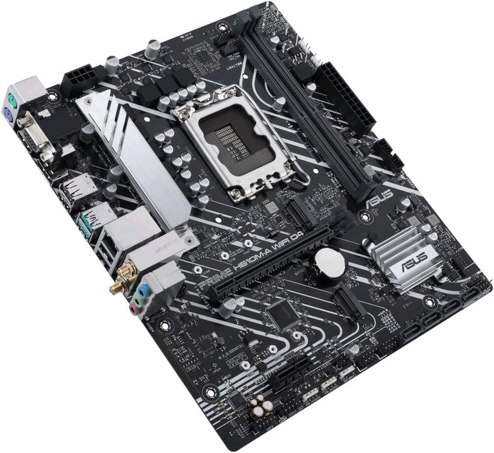 ASUS Prime H610M-A WiFi D4 Mainboard Sockel Intel LGA 1700 (Intel H610, mATX, WiFi 5, DDR4 Speicher,