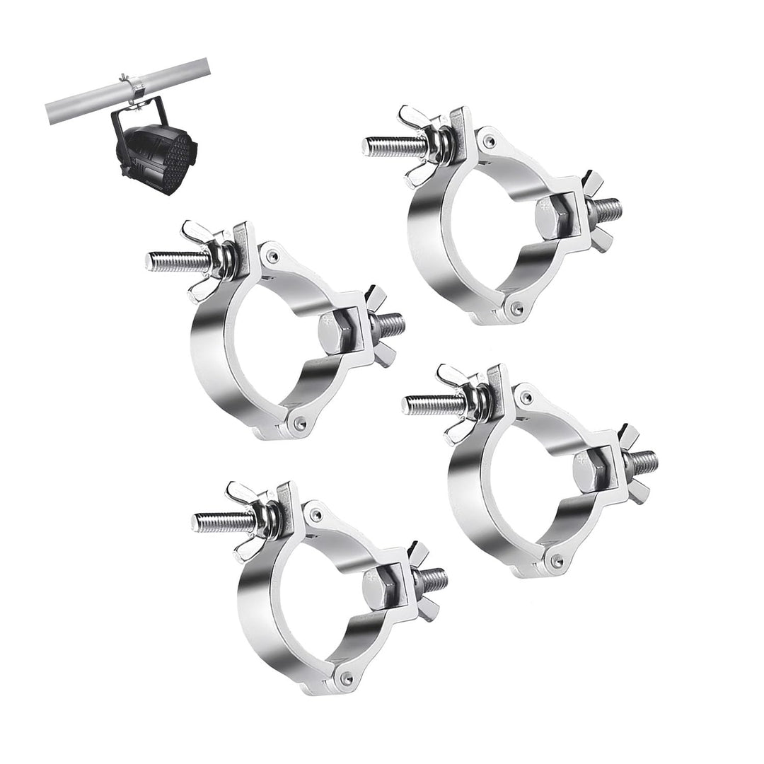 Rohrklemme Traversen Klemme 4 Stück Trägerklemme Tischklemme Erdungsklemme Aluminium Für 25-30mm Roh