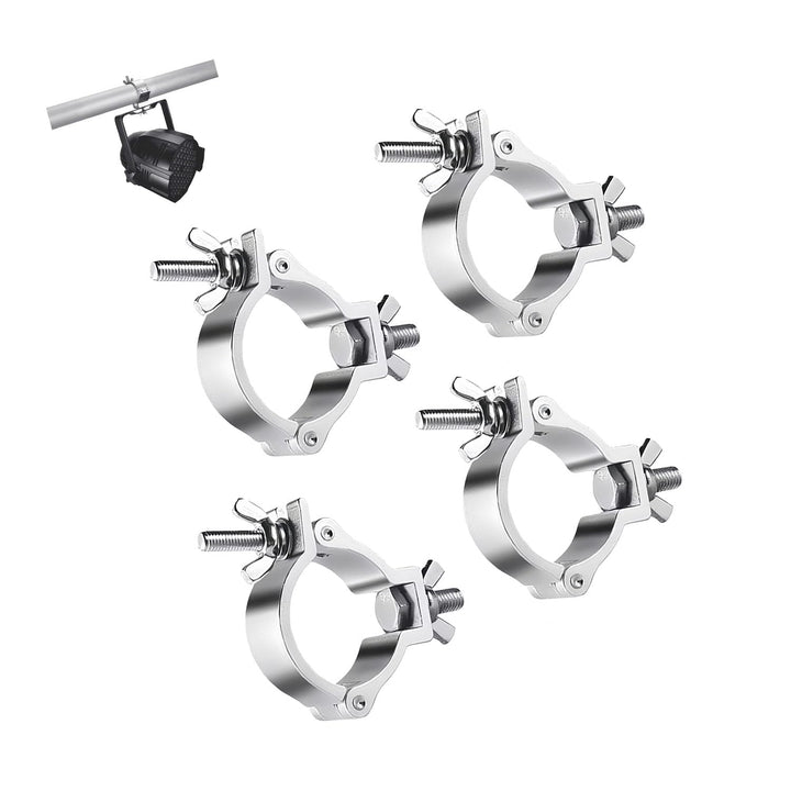 Rohrklemme Traversen Klemme 4 Stück Trägerklemme Tischklemme Erdungsklemme Aluminium Für 25-30mm Roh