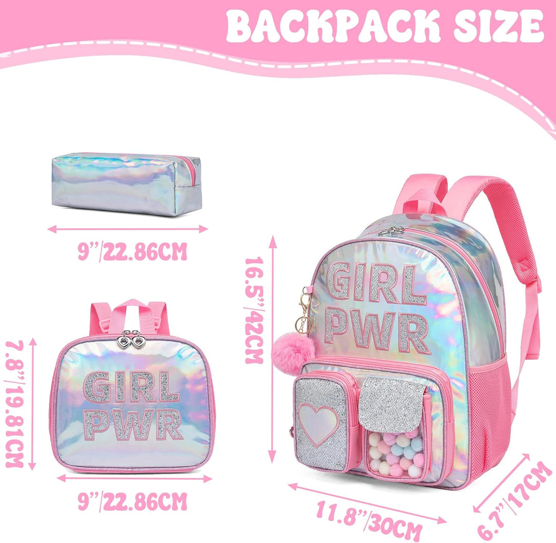 HTgroce Rucksack Mädchen Durchsichtig Rucksack Transparent Plastic schultascheTransparent Waterproof