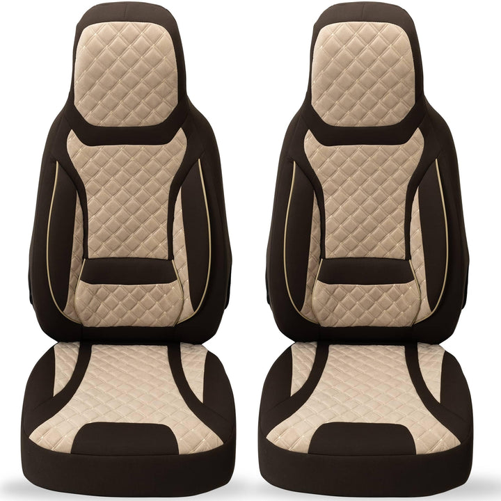 BREMER SITZBEZÜGE Mass Sitzbezüge Schonbezüge für Mercedes B-Klasse W246 T2 T2 - Braun/Beige B-Klass