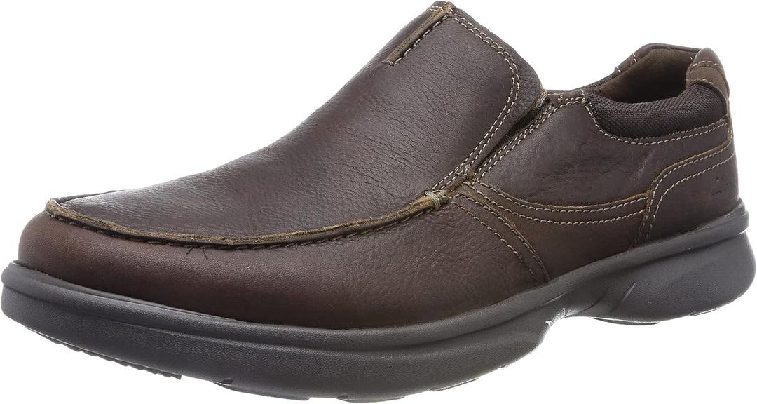 Clarks Herren Bradley Free Slipper 45 EU Weit Tan Tumbled, 45 EU Weit Tan Tumbled