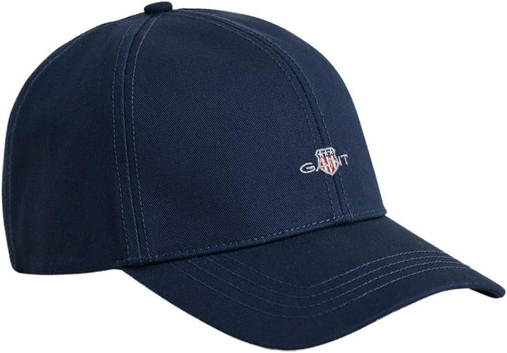 GANT Unisex. HIGH Cotton Twill Cap, Marine, Standard
