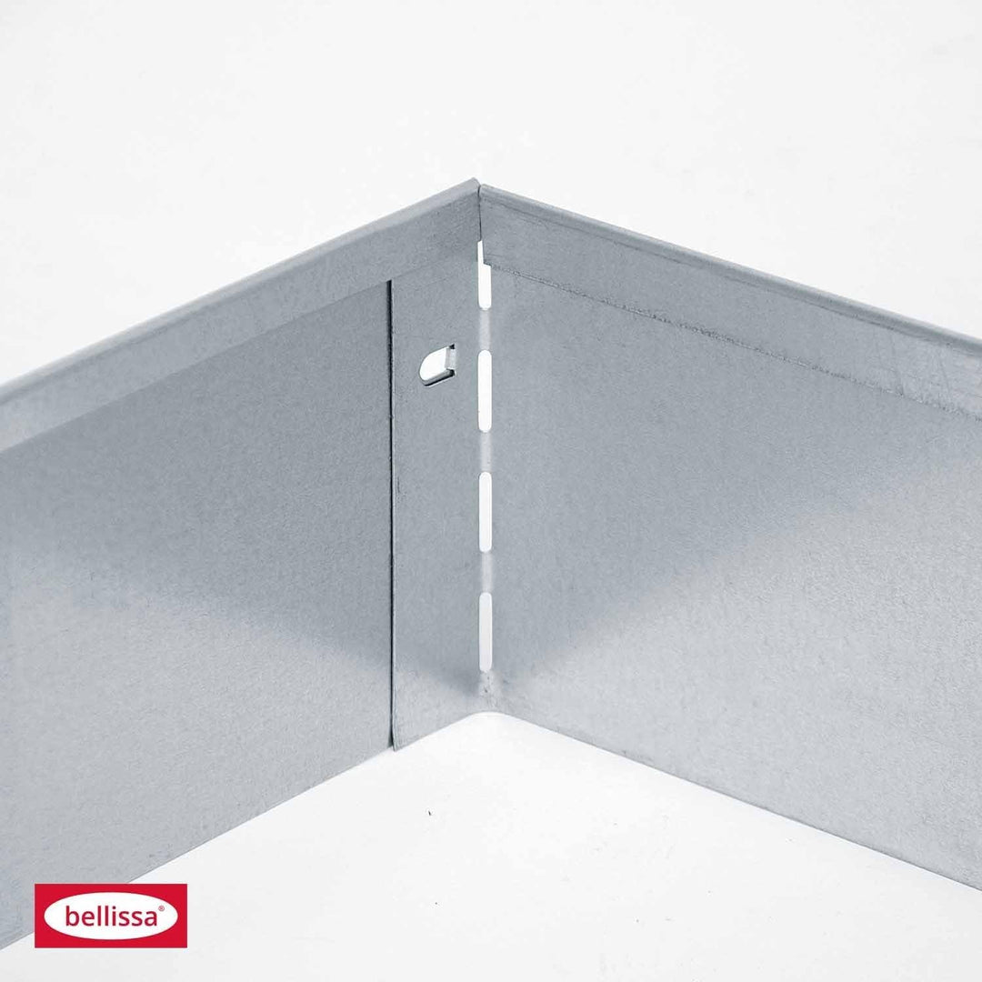 10 St. Rasenkante Rasenkanten Metall verzinkt 118x13 cm Gesamtabmessung 11.5 m