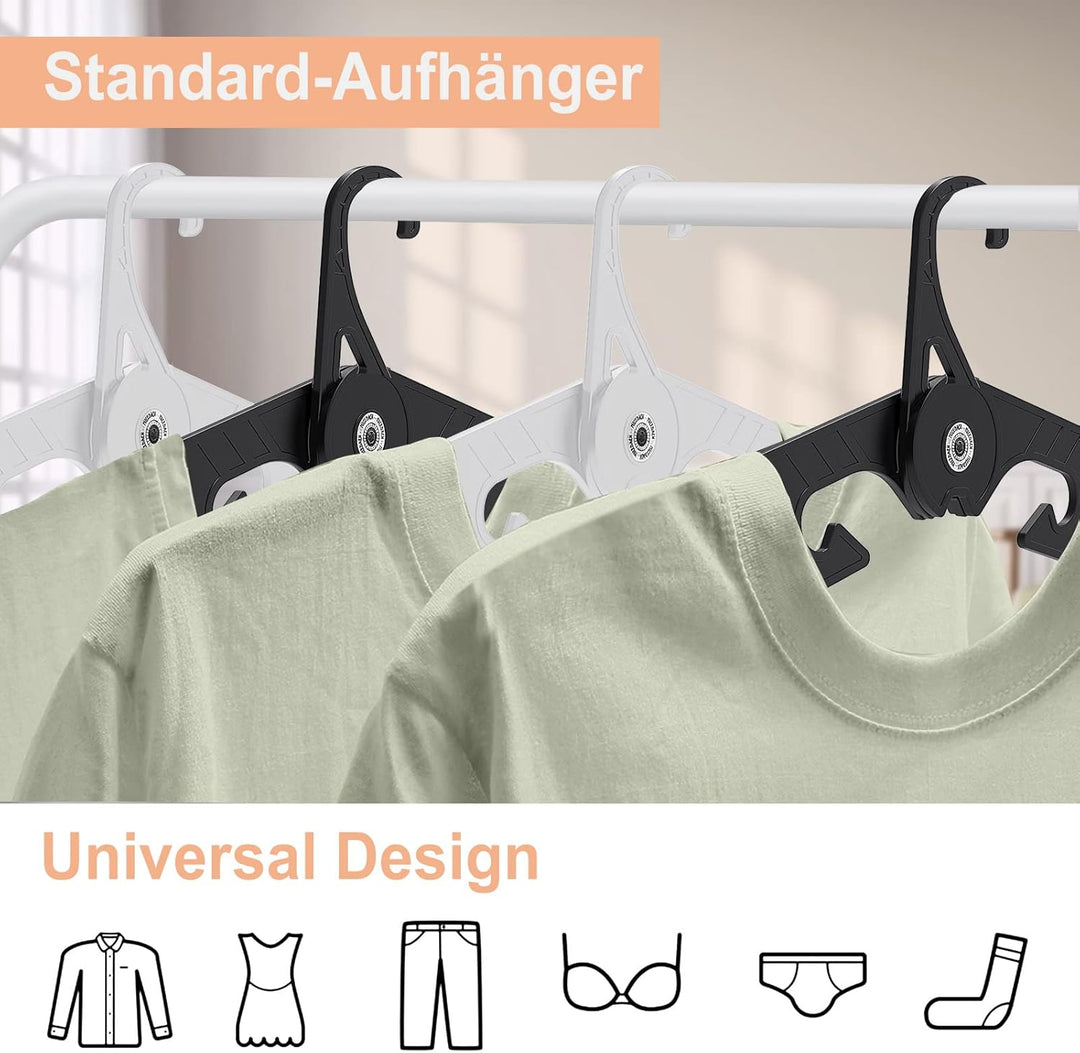 NICEDACK Premium Reisebügel Tragbare Klapp Kleiderbügel Super Bearing Collapsible Hanger Faltbare Kl