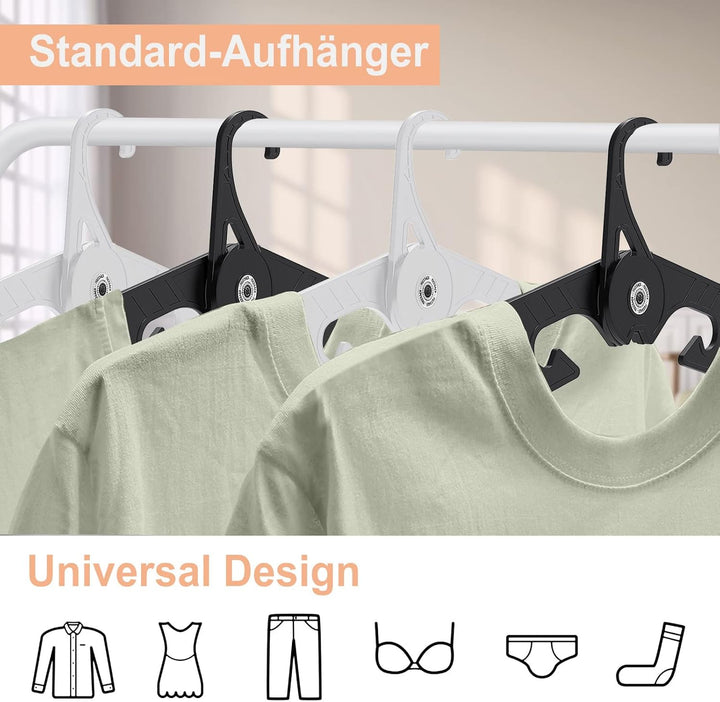 NICEDACK Premium Reisebügel Tragbare Klapp Kleiderbügel Super Bearing Collapsible Hanger Faltbare Kl
