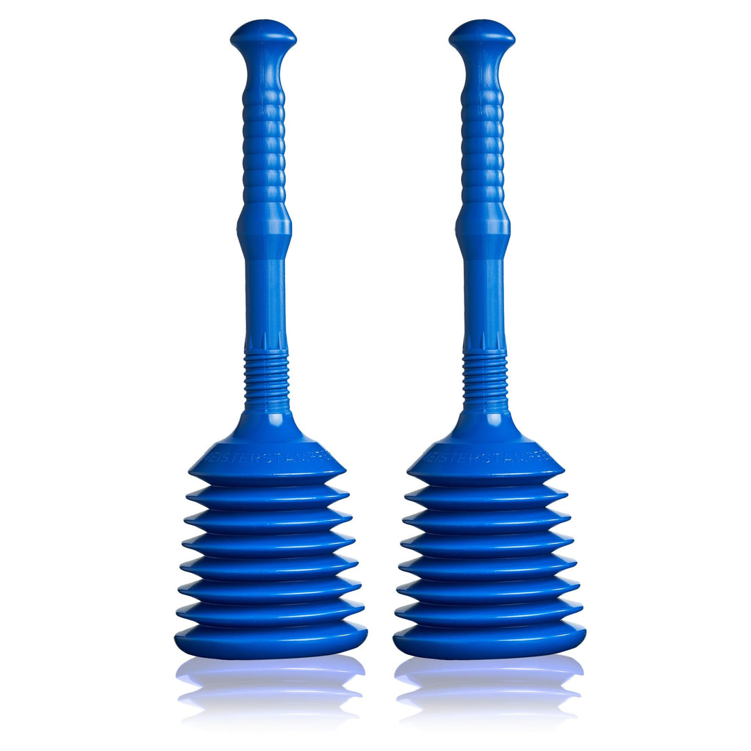 TURBO PRODUKTE Turbo Stampfer Blau - Pömpel rohrfrei - Saugglocke für Toilette, Waschbecken, Dusche