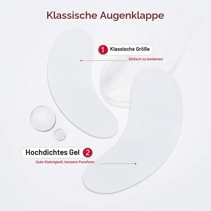 100 Paare Augenpads Wimpernpads für Wimpernverlängerung Wimpernlifting Wimpern Färben Wimpern Augen