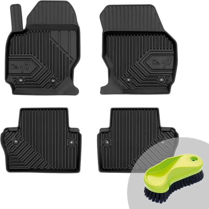 FROGUM No.77 Gummimatten Ganzjahresset von Auto Fussmatten Autofussmatten für Volvo V70 III 2007-201