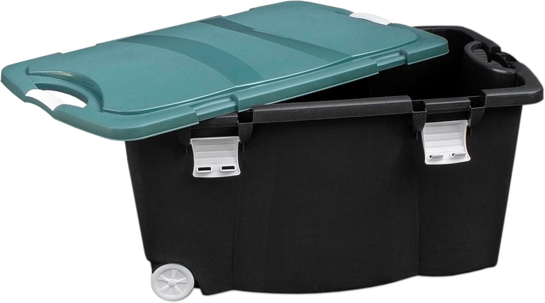 Spetebo Jumbo Allzweckbox 120 Liter mit Rollen - auch als Gartenbox und Spielzeugbox nutzbar