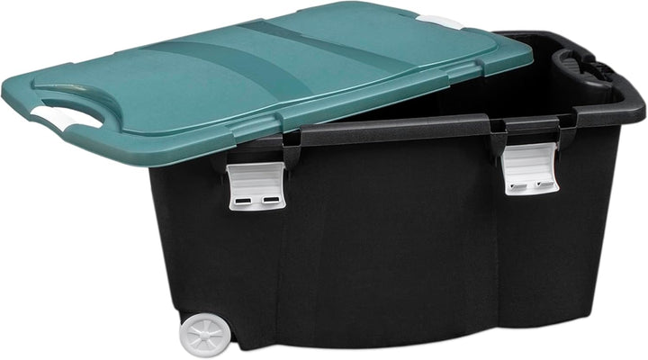 Spetebo Jumbo Allzweckbox 120 Liter mit Rollen - auch als Gartenbox und Spielzeugbox nutzbar