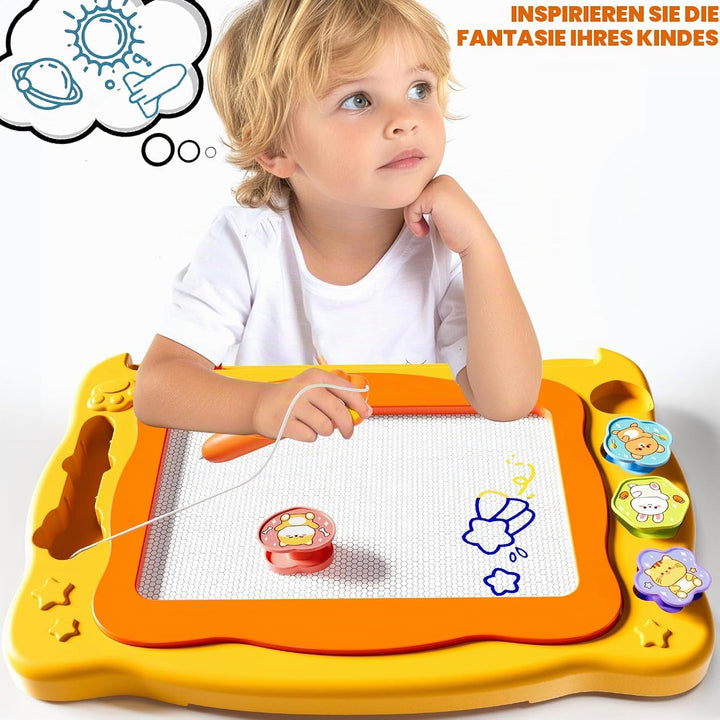 Grosses magnetisches Zeichenbrett Kleinkind Spielzeug für 3 4 5 6 Jahre alte Kinder Mädchen Jungen,