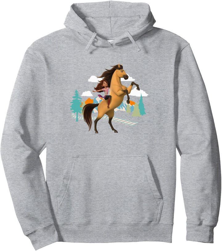 Spirit ungezähmt Episches Abenteuer im Glückswald Pullover Hoodie