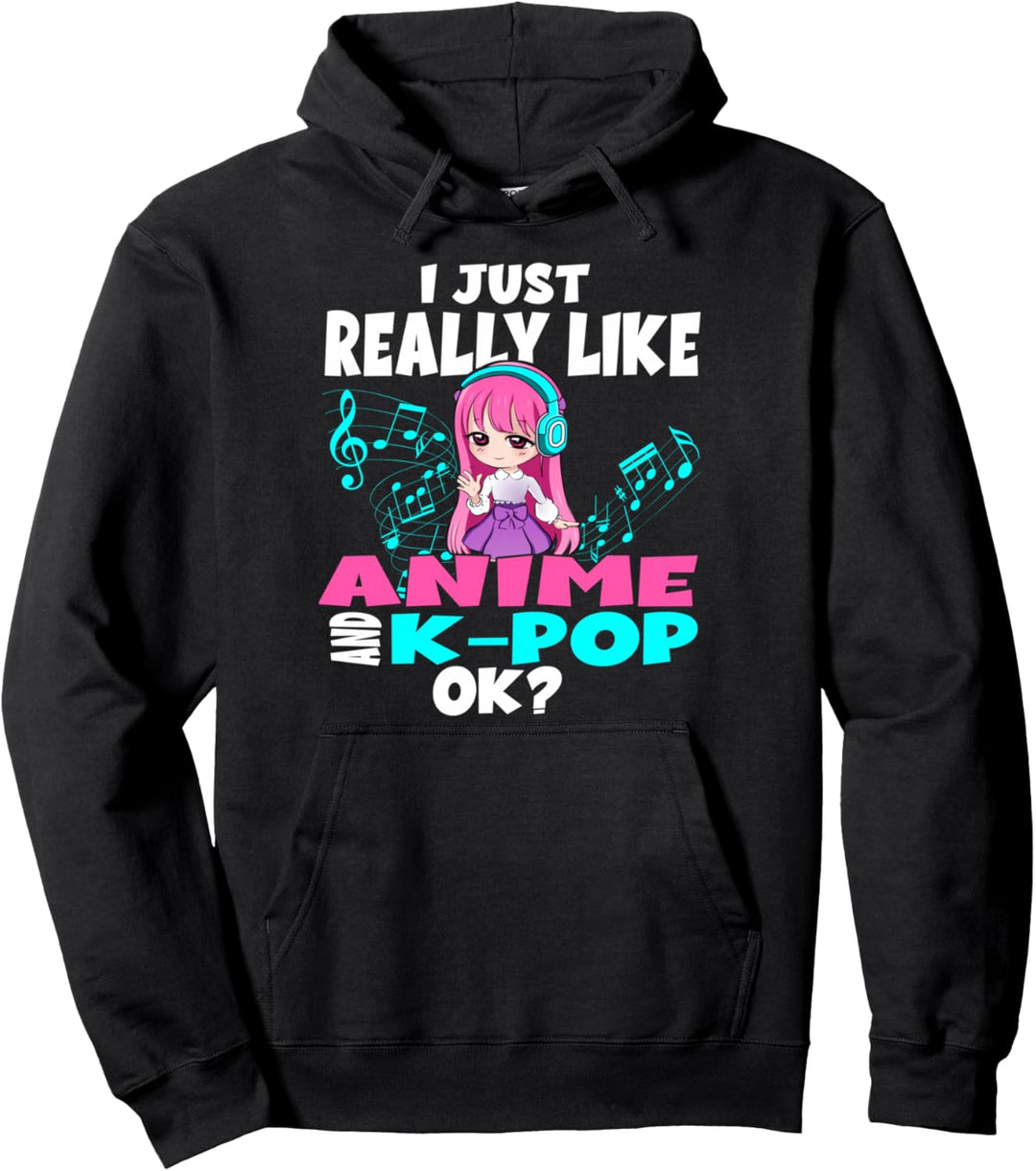 kpop and anime Musikgirl Kawaii Otaku Pullover Hoodie