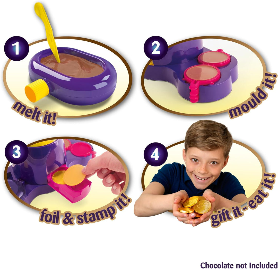John Adams , Golden Coin Maker: Melt, wrap and Magically Stamp Your own Coins!, Food Craft, Ages 6+