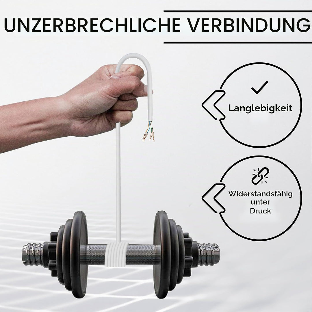 Mr. Tronic 25m Ethernet Netzwerkkabel Cat 5E, LAN Netzwerkkabel Für Schnelle &amp; Zuverlässige Internet
