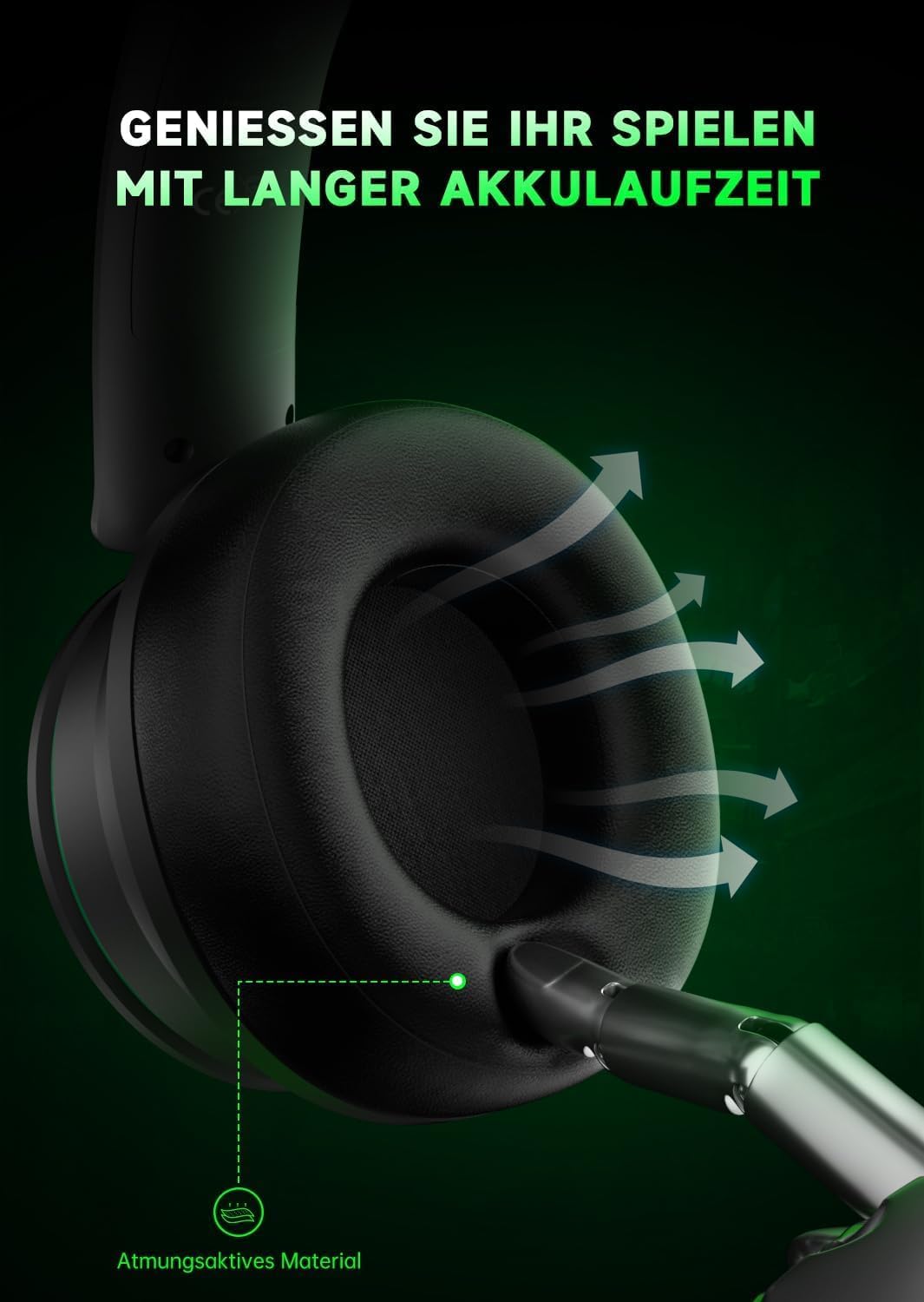 Wireless Gaming Headset für Xbox Series X|S, Xbox One, PS5, PS4, Noise Cancelling Bluetooth 5.3 Kabe