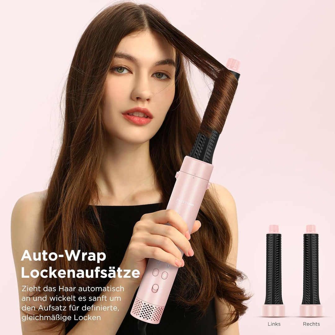 5-in-1 Airstyler, Set mit Air-Glätteisen & Auto-Wrap Lockenaufsätzen, PARWIN PRO BEAUTY MaxAIR 2.0 M