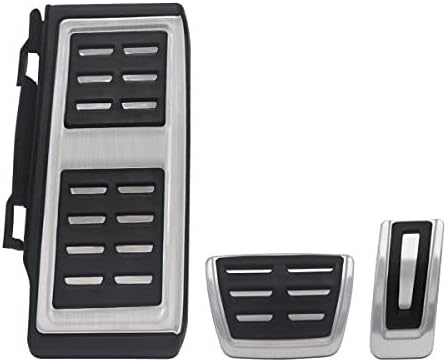 Wisamic Edelstahl Fussstütze Bremse Pedalkappen Abdeckung Fuel Bremse Fussbett