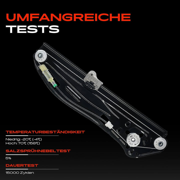 Frankberg Fensterheber Elektrisch Ohne Motor Hinten Rechts Kompatibel mit 7er E65 E66 E67 730 740 74