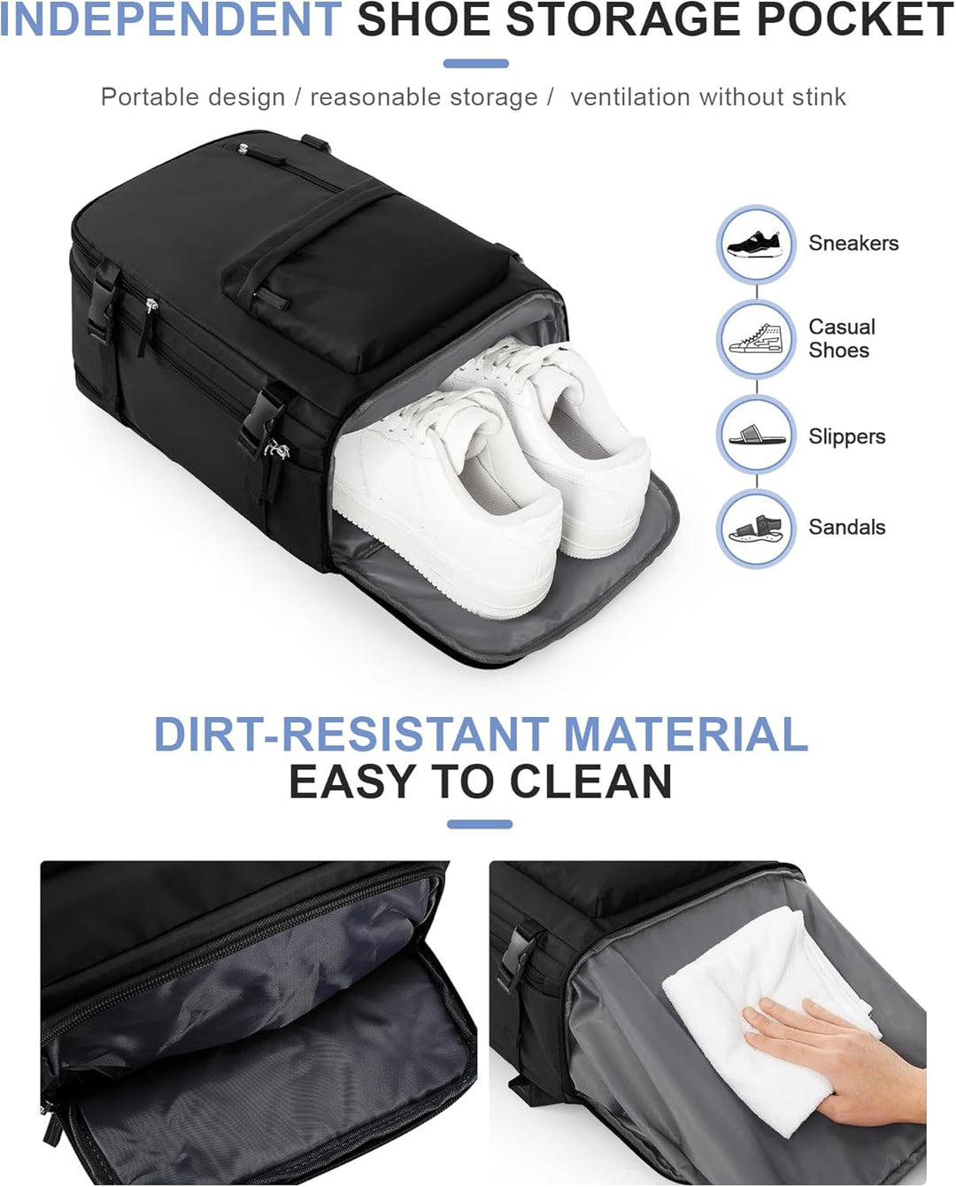 Vakuum Rucksack Handgepäck Rucksack 40x30x20 für Ryanair Reiserucksack Wasserdichter Unter Dem Sitz
