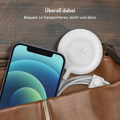 Belkin MagSafe ladegerät, Magnetisches Kabelloses Ladegerät (mit 2-m-Kabel, für die iPhone 14 Serie,
