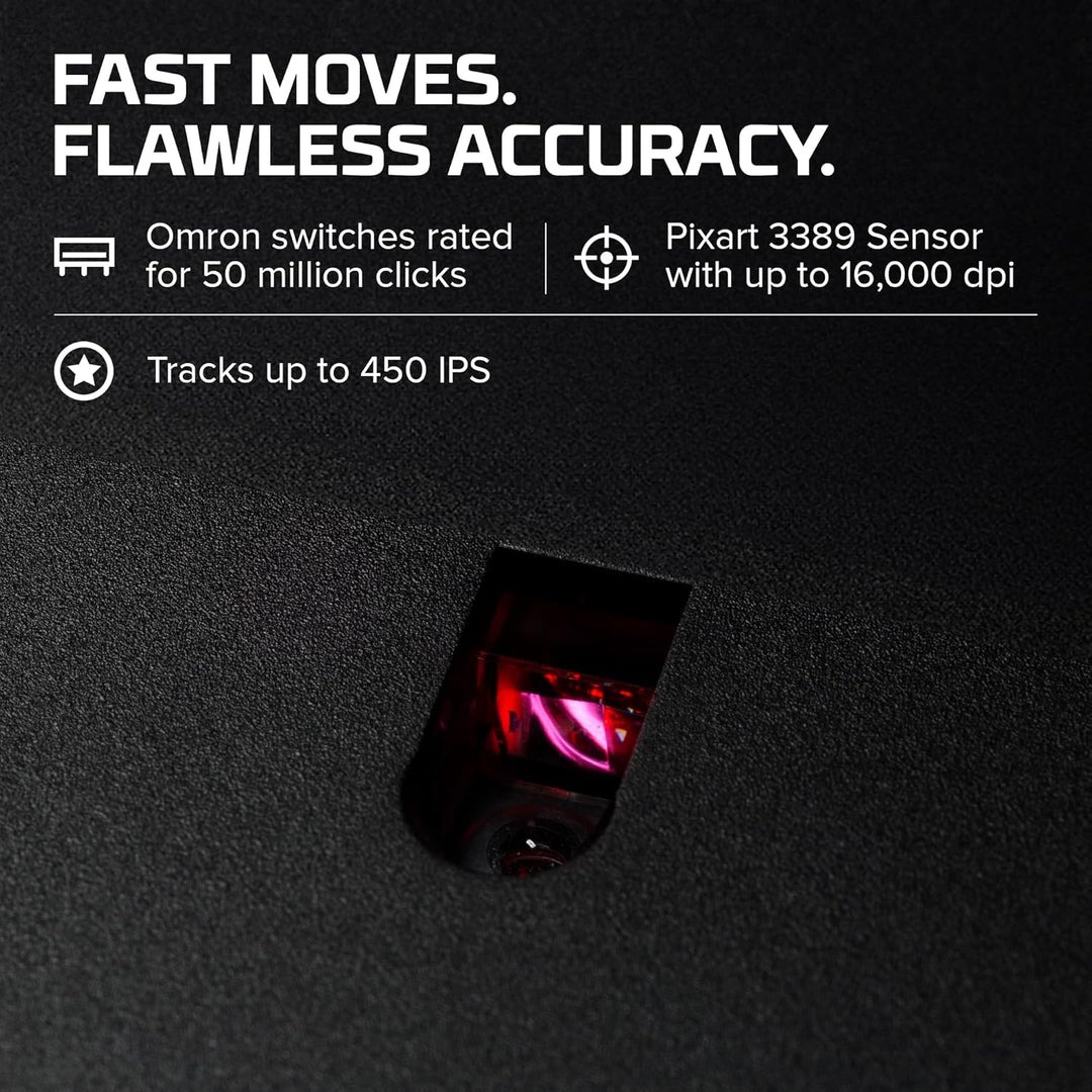HyperX Pulsefire Surge – RGB Gaming Maus Pulsefire Surge - RGB Single, Pulsefire Surge - RGB Single