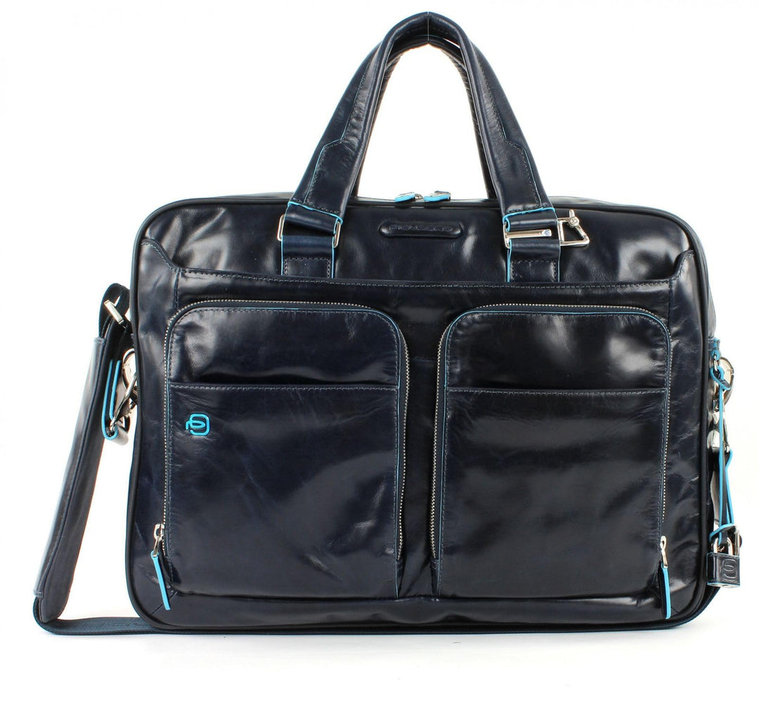 Piquadro Blue Square 15 '' Aktentasche mit Laptop-Fach, Blu (blau) - CA2849B2 Einheitsgrösse Blau, E