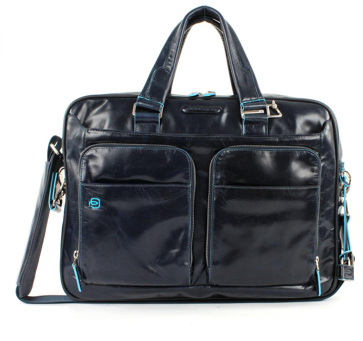 Piquadro Blue Square 15 '' Aktentasche mit Laptop-Fach, Blu (blau) - CA2849B2 Einheitsgrösse Blau, E