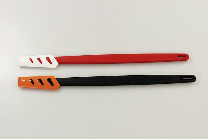 TUPPERWARE Griffbereit Kleiner Top-Schaber schwarz-orange+Top-Schaber rot-weiss 28637